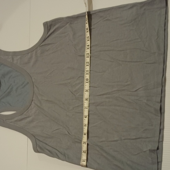 Alexander Wang Grey Loose Fit Tank Top A10 - Picture 3 of 6